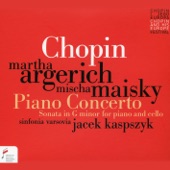 Chopin: Piano Concerto, Sonata In G Minor for Piano and Cello artwork