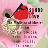 Adam Loves Soccer, Bike Riding and Niles, Illinois artwork