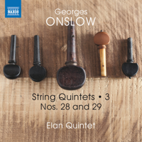 Elan Quintet - Onslow: String Quintets, Vol. 3 – Nos. 28 & 29 artwork