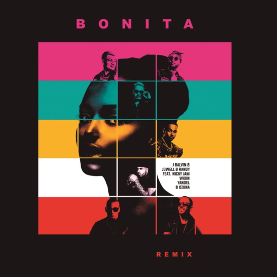 Cover artwork for Bonita (feat. Nicky Jam, Wisin, Yandel & Ozuna)