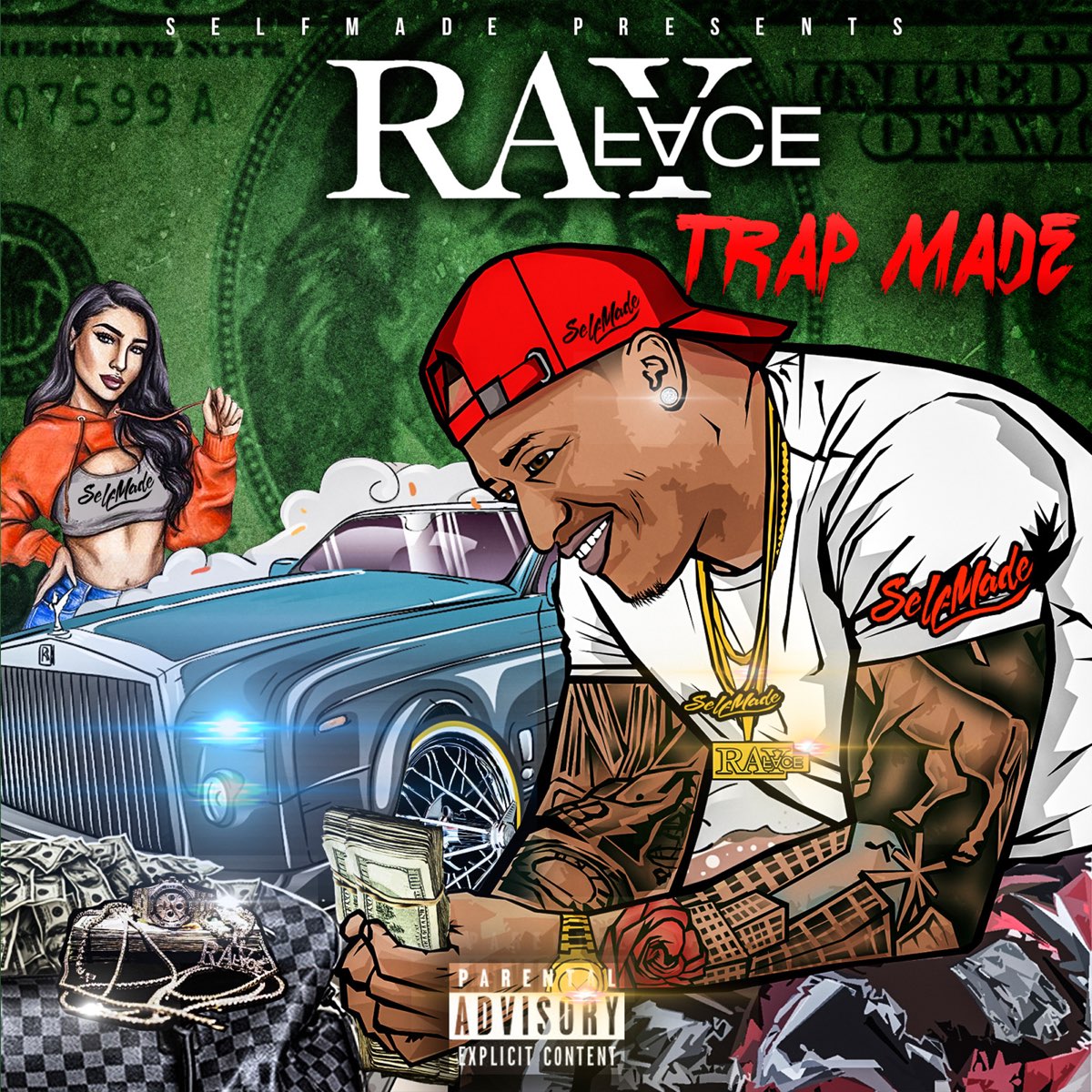 Trap made. Rayface 100. Lover Dope money.