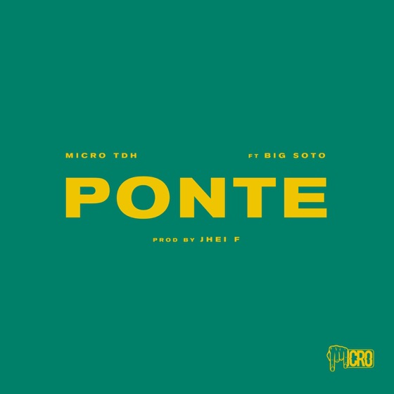 Cover artwork for Ponte (feat. Big Soto)