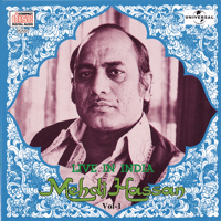 Mehdi Hassan - Live In India, Vol. 1 artwork