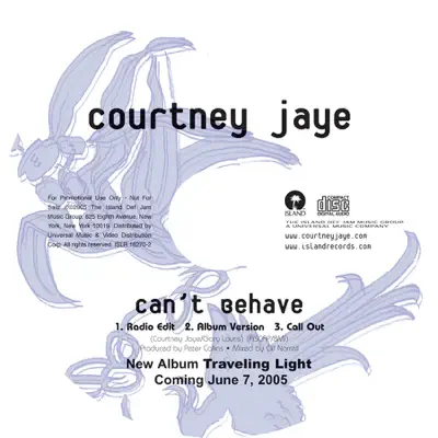 Can't Behave - Single - Courtney Jaye