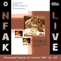 Nusrat Fateh Ali Khan - Rivermead Festival UK Concert 1994, Vol. 158 artwork