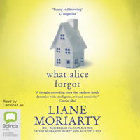 Liane Moriarty - What Alice Forgot (Unabridged) artwork