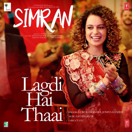 Cover artwork for Lagdi Hai Thaai (From "Simran")