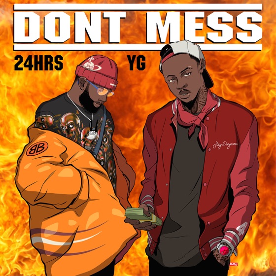 Cover artwork for Don't Mess (feat. YG)