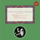 Brahms: Piano Quartet No. 3 in C Minor, Op. 60 - Dvořák: Piano Quintet No. 2 in A Major, Op. 81 (Heifetz Remastered) artwork