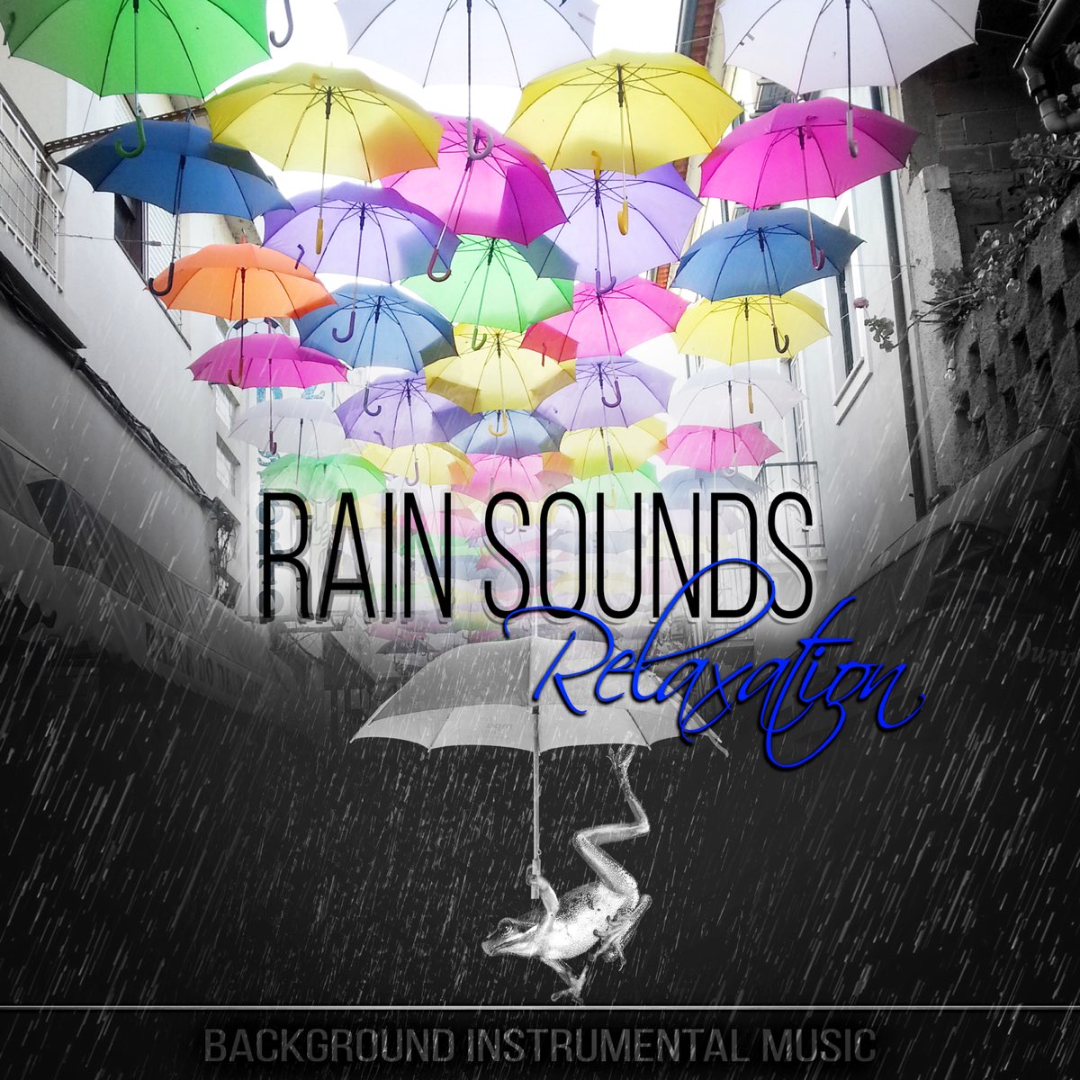 ‎Rain Sounds Relaxation – Raindrops with Background Instrumental Music ...