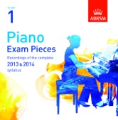 Piano Exam Pieces 2013 & 2014, ABRSM Grade 1 artwork