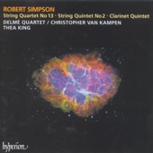 Simpson: String Quartet No. 13 & String Quintet No. 2 artwork