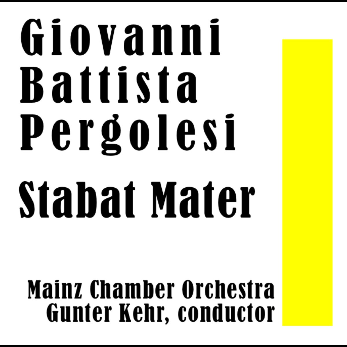 ‎Giovanni Battista Pergolesi: Stabat Mater By Friederike Sailer, Hanne ...