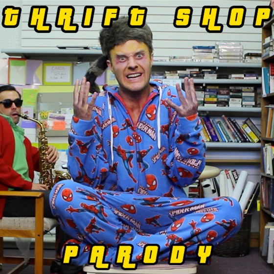 Cover artwork for Thrift Shop Parody