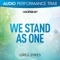 We Stand As One (Original Key with Background Vocals) artwork