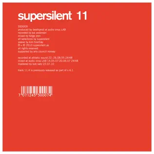 ladda ner album Supersilent - 11