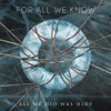 All We Did Was Hide - Single