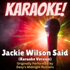 Singer's Best - Jackie Wilson Said (Karaoke Version Originally Performed by Dexy's Midnight Runners)