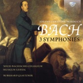 Johann Christoph Friedrich Bach: 3 Symphonies artwork