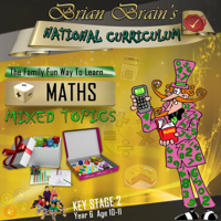 Russell Webster - Brian Brain's National Curriculum KS2 Y6 Maths Mixed Topics (Unabridged) artwork