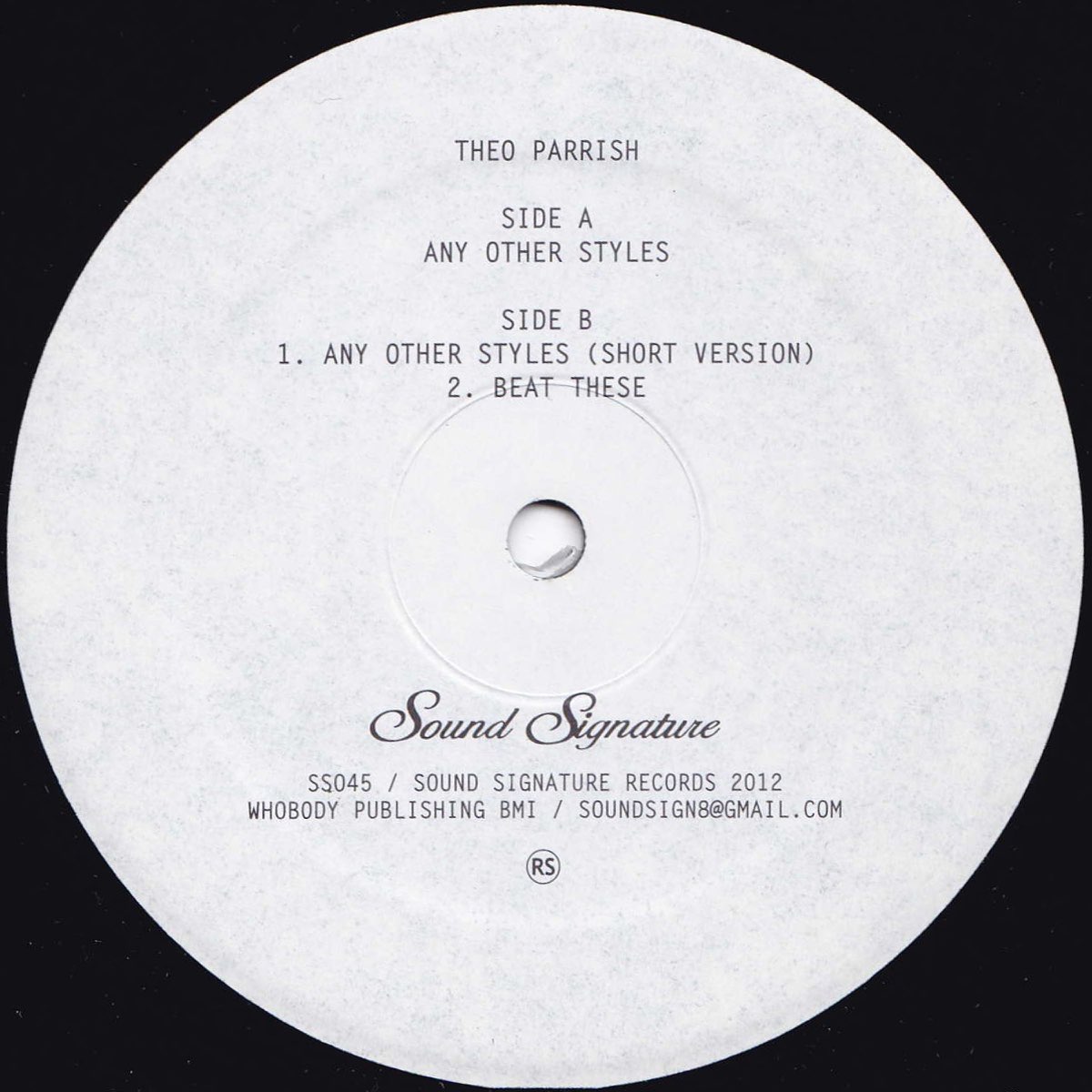 Erny blues other styles. Theo Parrish - Parallel Dimensions. Theo Parrish / the Unit Special Versions.