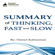 Project Inspiration - Summary of Thinking, Fast and Slow By Daniel Kahneman (Unabridged)