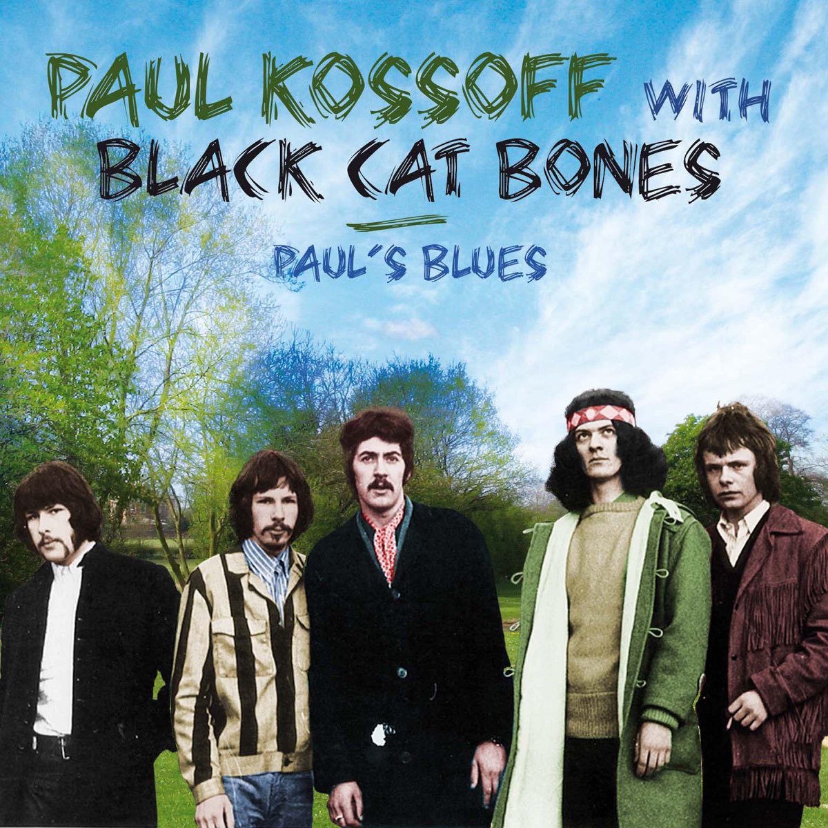 Black cat bone. Группа Black Cat Bones. Black Cat Bones Paul's Blues. Paul Kossoff.