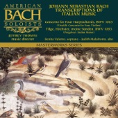 Bach Italian Transcriptions: Concerto for Four Harpsichords (Vivaldi)- Tilge, Höchster, meine Sünden (Pergolesi) artwork