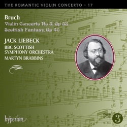 Jack Liebeck, BBC Scottish Symphony Orchestra & Martyn Brabbins - Scottish Fantasy in E-Flat Major, Op. 46: II. Adagio cantabile