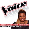 Don’t Know Why (The Voice Performance) - Single artwork