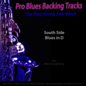 Pro Blues Backing Tracks (South Side Blues in D) [12 Blues Choruses] [For Alto Saxophone Players] artwork