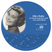 Alice Babs in memoriam 1924-2014: Vi minns Alice Babs 1924-2014: Jazz and ballads (Jazz and ballads) artwork