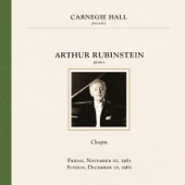 Arthur Rubinstein at Carnegie Hall New York City, November 10 & December 10, 1961 artwork