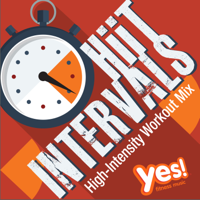 Yes Fitness Music - HIIT Intervals! High-Intensity Workout Mix (1 minute work to 30 seconds rest, 3 cycles per song) artwork