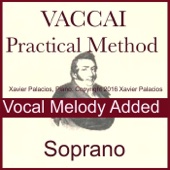 Vaccai Practical Vocal Method Accompaniments with Melody Added: Soprano (Medium) artwork