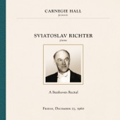Sviatoslav Richter at Carnegie Hall, New York City, December 23, 1960 (Live) artwork