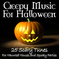Creepy Music for Halloween: 25 Scary Tunes for Haunted Houses and Spooky Parties - Network Music Ensemble Cover Art