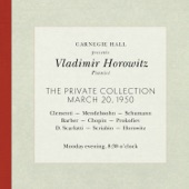 Vladimir Horowitz - Live at Carnegie Hall - Recital March 20, 1950 artwork