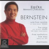 Bernstein: Suite from Candide, 5 Songs, 3 Meditations from Mass & Divertimento artwork