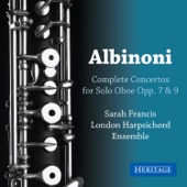 Albinoni: Complete Solo Oboe Concertos artwork