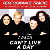 Can't Live a Day (Performance Track In Key of a/B) artwork