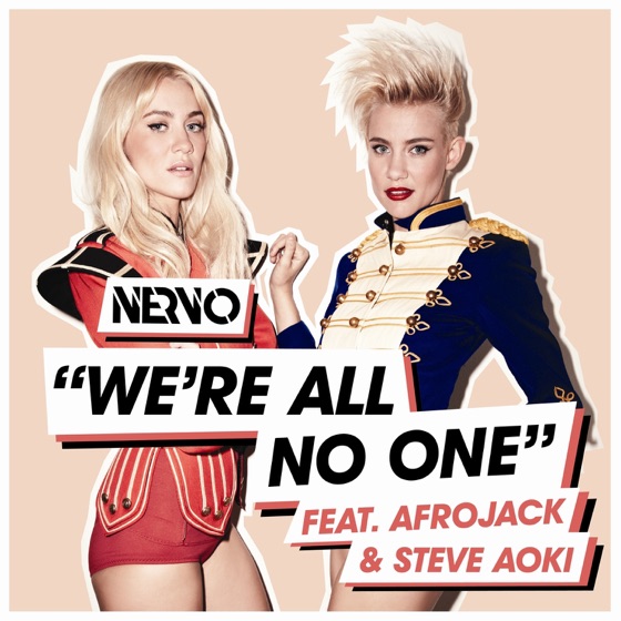 Cover artwork for We're All No One (feat. Afrojack & Steve Aoki)