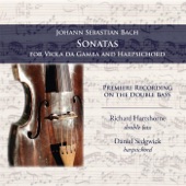Bach: Sonatas for Viola da Gamba and Harpsichord - Premiere Recording On the Double Bass artwork