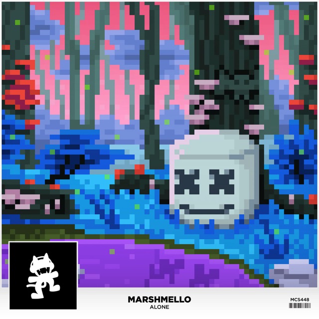 Marshmello Alone - Single Album Cover