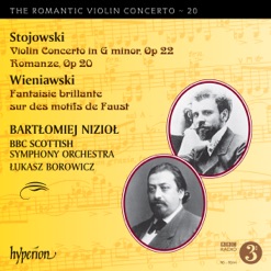 STOJOWSKI/VIOLIN CONCERTOS cover art