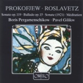 Prokofiev & Roslavetz: Works for Cello & Piano artwork