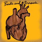 Birds and Arrows - Woodgrain Heart