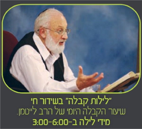 שיעור הקבלה היומי cover