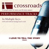 I Love To Tell the Story (Performance Track with Background Vocals in F) artwork