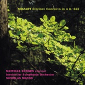 Mozart: Concerto for Clarinet and Orchestra in A Major, K. 622 - EP artwork